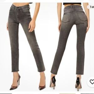 Good American Good Classic Raw Hem Jeans  Size 6/28